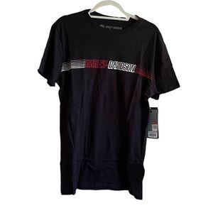 Harley Davidson‎ black graphic tee shirt Sz M